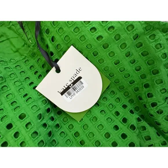 NWT GREEN Kate Spade New York x Target Women's Eyelet Shell Tank Top XXS - Picture 13 of 14